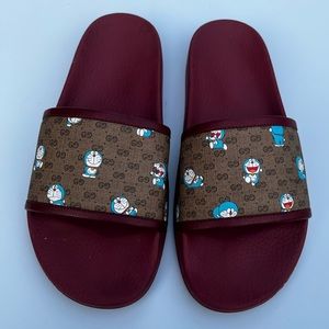 GUCCI x Doraemon Fujiko-Pro Mens Sandals RARE! Limited Edition! 
Size 11